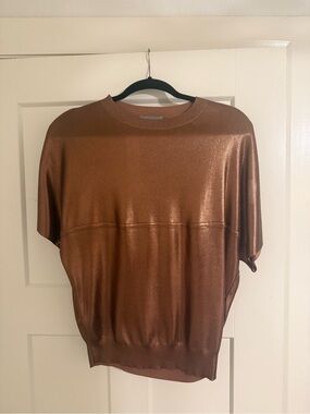 COS Metallic Copper Short-Sleeve (fits more like a medium or large)